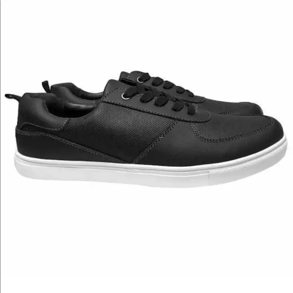 🆕 Weatherproof Memory Foam Men Shoes Black - Picture 3 of 4